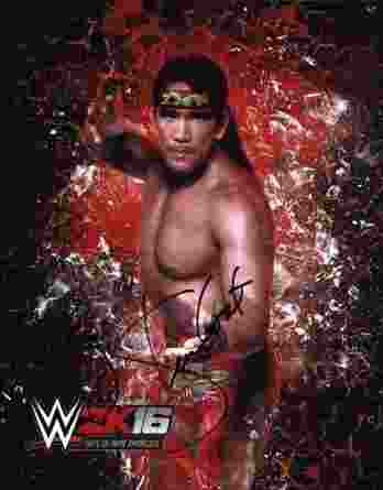 Ricky Steamboat authentic signed WWE wrestling 8x10 photo W/Cert Autographed 07 signed 8x10 photo