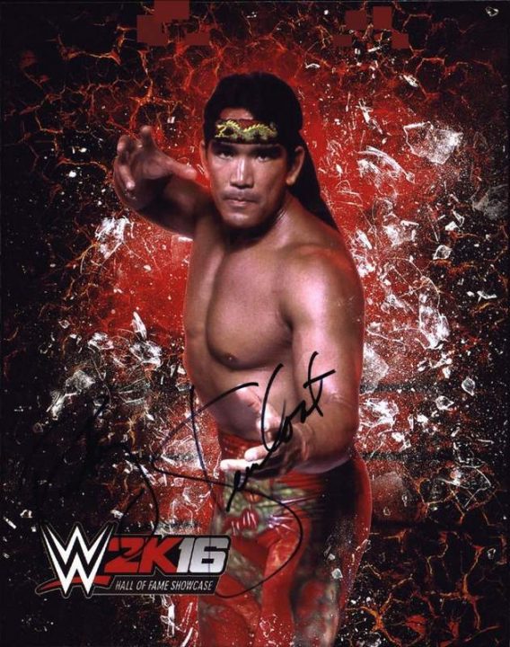 Ricky Steamboat authentic signed WWE wrestling 8x10 photo W/Cert Autographed 07 signed 8x10 photo
