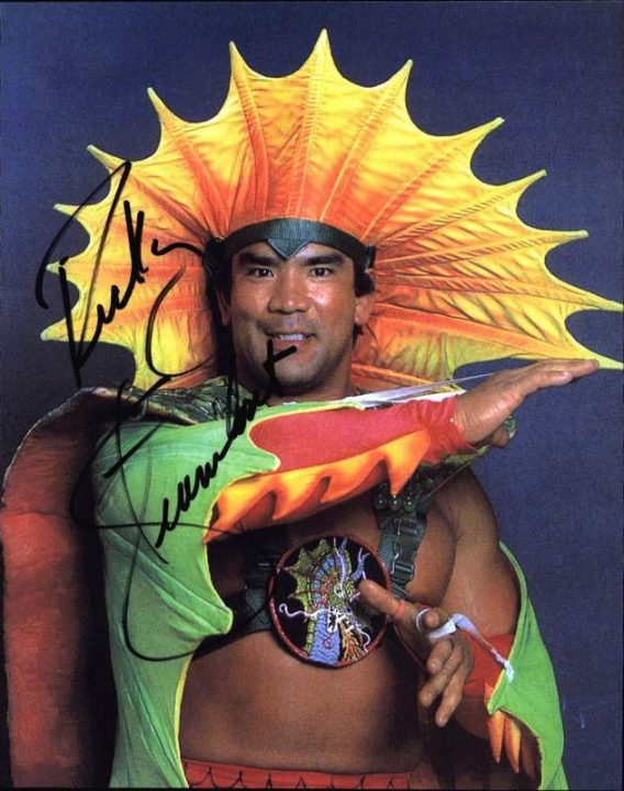 Ricky Steamboat authentic signed WWE wrestling 8x10 photo W/Cert Autographed 08 signed 8x10 photo