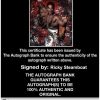 Ricky Steamboat authentic signed WWE wrestling 8x10 photo W/Cert Autographed 13 Certificate of Authenticity from The Autograph Bank