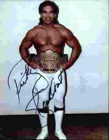 Ricky Steamboat authentic signed WWE wrestling 8x10 photo W/Cert Autographed 15 signed 8x10 photo