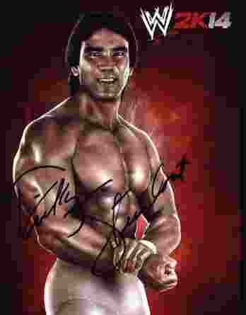 Ricky Steamboat authentic signed WWE wrestling 8x10 photo W/Cert Autographed 16 signed 8x10 photo