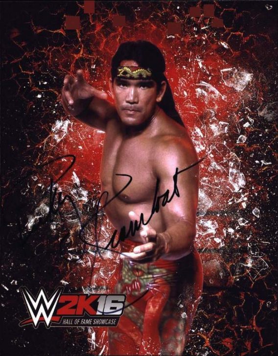 Ricky Steamboat authentic signed WWE wrestling 8x10 photo W/Cert Autographed 17 signed 8x10 photo