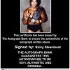 Ricky Steamboat authentic signed WWE wrestling 8x10 photo W/Cert Autographed 21 Certificate of Authenticity from The Autograph Bank