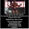 Rob Conway authentic signed WWE wrestling 8x10 photo W/Cert Autographed 02 Certificate of Authenticity from The Autograph Bank