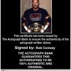 Rob Conway authentic signed WWE wrestling 8x10 photo W/Cert Autographed 10 Certificate of Authenticity from The Autograph Bank