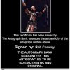 Rob Conway authentic signed WWE wrestling 8x10 photo W/Cert Autographed 15 Certificate of Authenticity from The Autograph Bank