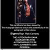 Rob Conway authentic signed WWE wrestling 8x10 photo W/Cert Autographed 16 Certificate of Authenticity from The Autograph Bank