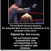 Rob Conway authentic signed WWE wrestling 8x10 photo W/Cert Autographed 17 Certificate of Authenticity from The Autograph Bank