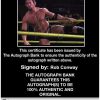 Rob Conway authentic signed WWE wrestling 8x10 photo W/Cert Autographed 19 Certificate of Authenticity from The Autograph Bank