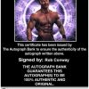 Rob Conway authentic signed WWE wrestling 8x10 photo W/Cert Autographed 20 Certificate of Authenticity from The Autograph Bank