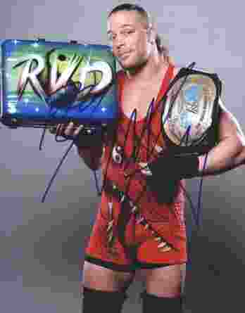 Rob Van-Dam authentic signed WWE wrestling 8x10 photo W/Cert Autographed 01 signed 8x10 photo