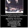 Rob Van-Dam authentic signed WWE wrestling 8x10 photo W/Cert Autographed 03 Certificate of Authenticity from The Autograph Bank