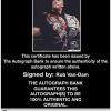 Rob Van-Dam authentic signed WWE wrestling 8x10 photo W/Cert Autographed 08 Certificate of Authenticity from The Autograph Bank
