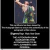 Rob Van-Dam authentic signed WWE wrestling 8x10 photo W/Cert Autographed 09 Certificate of Authenticity from The Autograph Bank