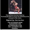 Rob Van-Dam authentic signed WWE wrestling 8x10 photo W/Cert Autographed 10 Certificate of Authenticity from The Autograph Bank