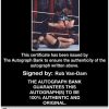 Rob Van-Dam authentic signed WWE wrestling 8x10 photo W/Cert Autographed 13 Certificate of Authenticity from The Autograph Bank