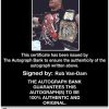 Rob Van-Dam authentic signed WWE wrestling 8x10 photo W/Cert Autographed 18 Certificate of Authenticity from The Autograph Bank