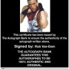 Rob Van-Dam authentic signed WWE wrestling 8x10 photo W/Cert Autographed 20 Certificate of Authenticity from The Autograph Bank