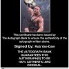 Rob Van-Dam authentic signed WWE wrestling 8x10 photo W/Cert Autographed 21 Certificate of Authenticity from The Autograph Bank
