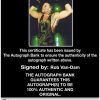 Rob Van-Dam authentic signed WWE wrestling 8x10 photo W/Cert Autographed 22 Certificate of Authenticity from The Autograph Bank