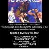 Rob Van-Dam authentic signed WWE wrestling 8x10 photo W/Cert Autographed 24 Certificate of Authenticity from The Autograph Bank