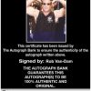 Rob Van-Dam authentic signed WWE wrestling 8x10 photo W/Cert Autographed 26 Certificate of Authenticity from The Autograph Bank
