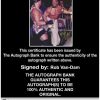 Rob Van-Dam authentic signed WWE wrestling 8x10 photo W/Cert Autographed 27 Certificate of Authenticity from The Autograph Bank