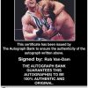 Rob Van-Dam authentic signed WWE wrestling 8x10 photo W/Cert Autographed 28 Certificate of Authenticity from The Autograph Bank