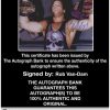 Rob Van-Dam authentic signed WWE wrestling 8x10 photo W/Cert Autographed 29 Certificate of Authenticity from The Autograph Bank