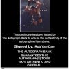 Rob Van-Dam authentic signed WWE wrestling 8x10 photo W/Cert Autographed 33 Certificate of Authenticity from The Autograph Bank
