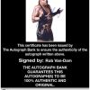 Rob Van-Dam authentic signed WWE wrestling 8x10 photo W/Cert Autographed 40 Certificate of Authenticity from The Autograph Bank