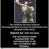 Rob Van-Dam authentic signed WWE wrestling 8x10 photo W/Cert Autographed 43 Certificate of Authenticity from The Autograph Bank