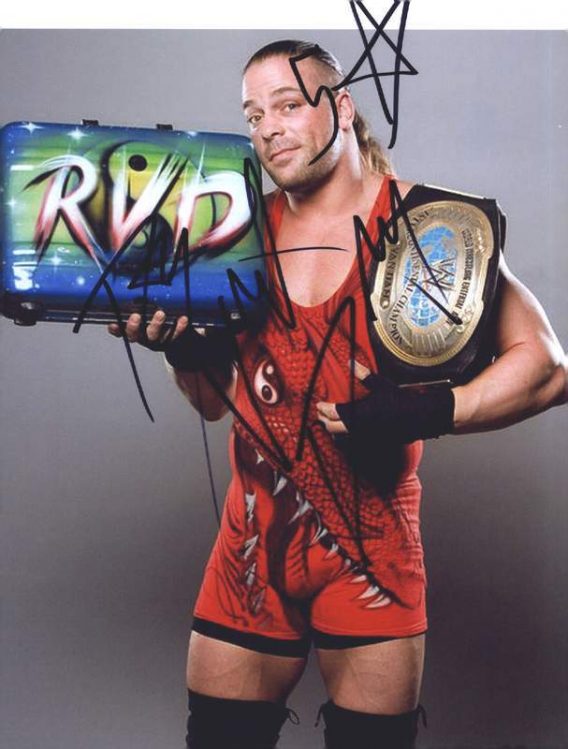 Rob Van-Dam authentic signed WWE wrestling 8x10 photo W/Cert Autographed 45 signed 8x10 photo