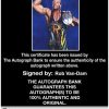 Rob Van-Dam authentic signed WWE wrestling 8x10 photo W/Cert Autographed 47 Certificate of Authenticity from The Autograph Bank