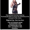 Rob Van-Dam authentic signed WWE wrestling 8x10 photo W/Cert Autographed 54 Certificate of Authenticity from The Autograph Bank