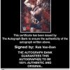Rob Van-Dam authentic signed WWE wrestling 8x10 photo W/Cert Autographed 55 Certificate of Authenticity from The Autograph Bank