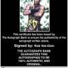 Rob Van-Dam authentic signed WWE wrestling 8x10 photo W/Cert Autographed 58 Certificate of Authenticity from The Autograph Bank