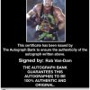 Rob Van-Dam authentic signed WWE wrestling 8x10 photo W/Cert Autographed 60 Certificate of Authenticity from The Autograph Bank