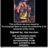Rob Van-Dam authentic signed WWE wrestling 8x10 photo W/Cert Autographed 61 Certificate of Authenticity from The Autograph Bank