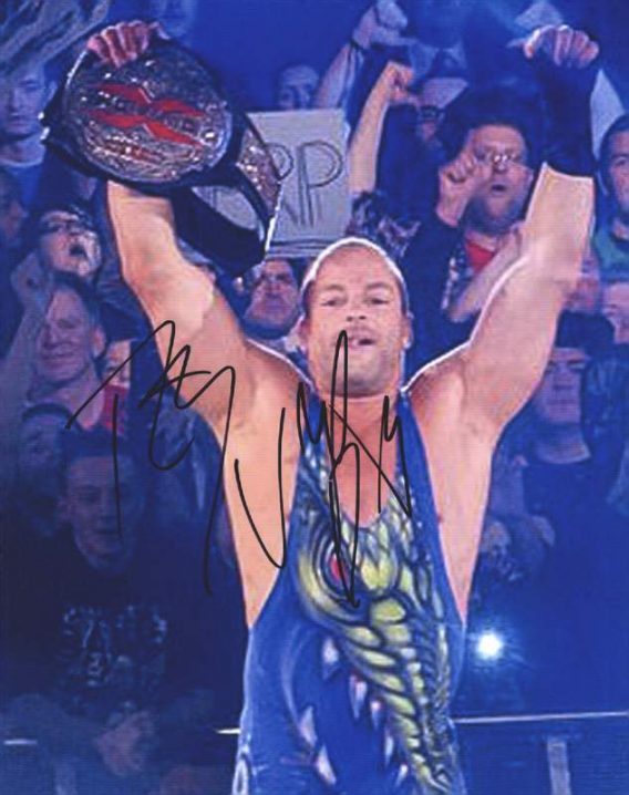 Rob Van-Dam authentic signed WWE wrestling 8x10 photo W/Cert Autographed 63 signed 8x10 photo