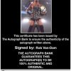 Rob Van-Dam authentic signed WWE wrestling 8x10 photo W/Cert Autographed 64 Certificate of Authenticity from The Autograph Bank