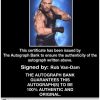 Rob Van-Dam authentic signed WWE wrestling 8x10 photo W/Cert Autographed 68 Certificate of Authenticity from The Autograph Bank