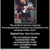 Rob Van-Dam authentic signed WWE wrestling 8x10 photo W/Cert Autographed 70 Certificate of Authenticity from The Autograph Bank