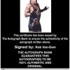 Rob Van-Dam authentic signed WWE wrestling 8x10 photo W/Cert Autographed 71 Certificate of Authenticity from The Autograph Bank