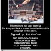 Rob Van-Dam authentic signed WWE wrestling 8x10 photo W/Cert Autographed 73 Certificate of Authenticity from The Autograph Bank