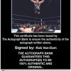 Rob Van-Dam authentic signed WWE wrestling 8x10 photo W/Cert Autographed 74 Certificate of Authenticity from The Autograph Bank