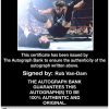 Rob Van-Dam authentic signed WWE wrestling 8x10 photo W/Cert Autographed 76 Certificate of Authenticity from The Autograph Bank
