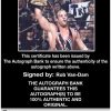 Rob Van-Dam authentic signed WWE wrestling 8x10 photo W/Cert Autographed 77 Certificate of Authenticity from The Autograph Bank