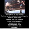 Rob Van-Dam authentic signed WWE wrestling 8x10 photo W/Cert Autographed 79 Certificate of Authenticity from The Autograph Bank